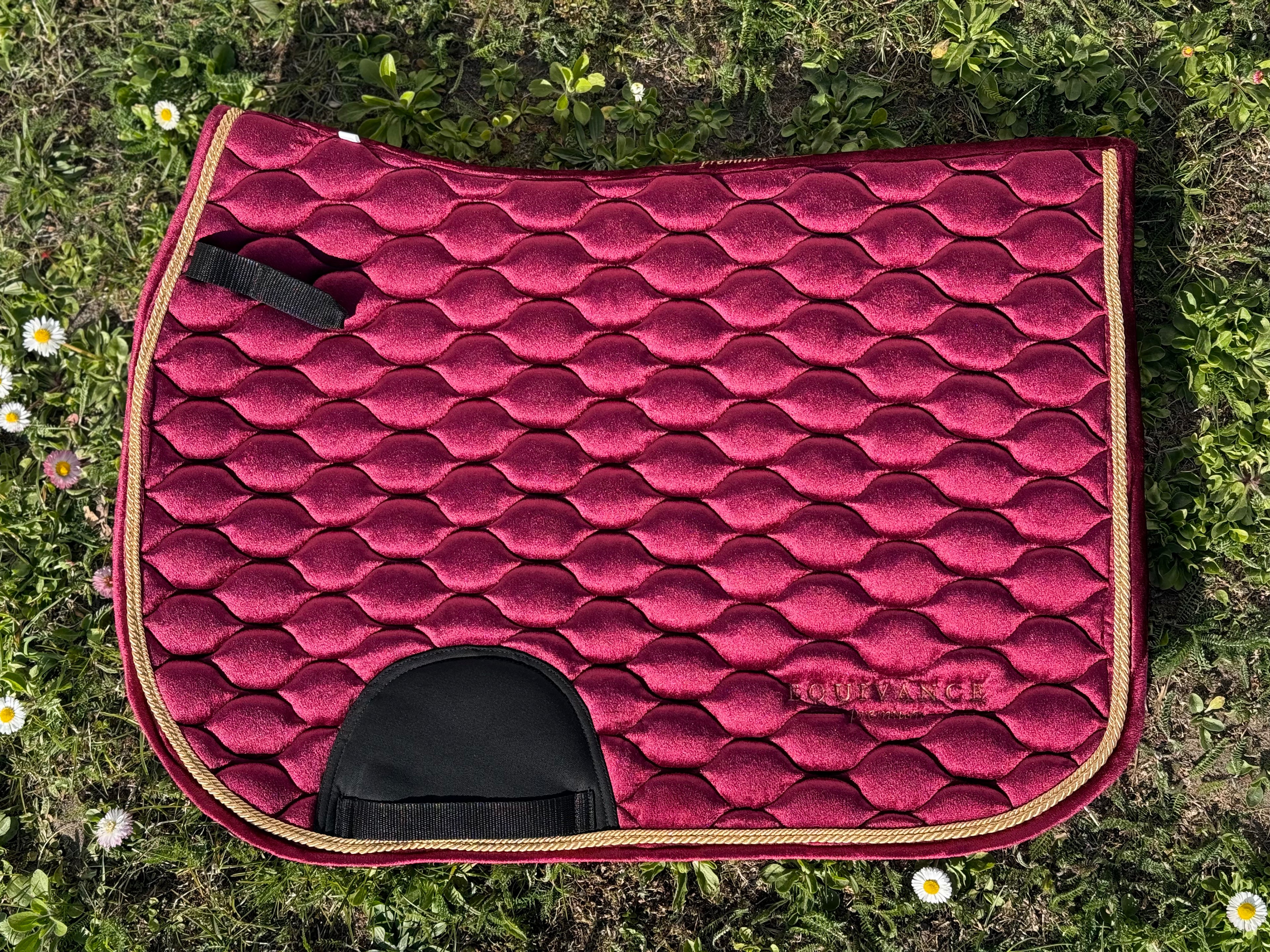 Velvet saddle pad - Red velvet ♥️