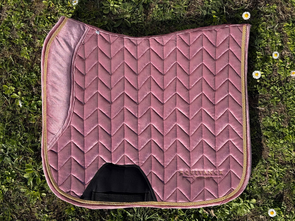 Velvet saddle pad - Victory in pink🎀