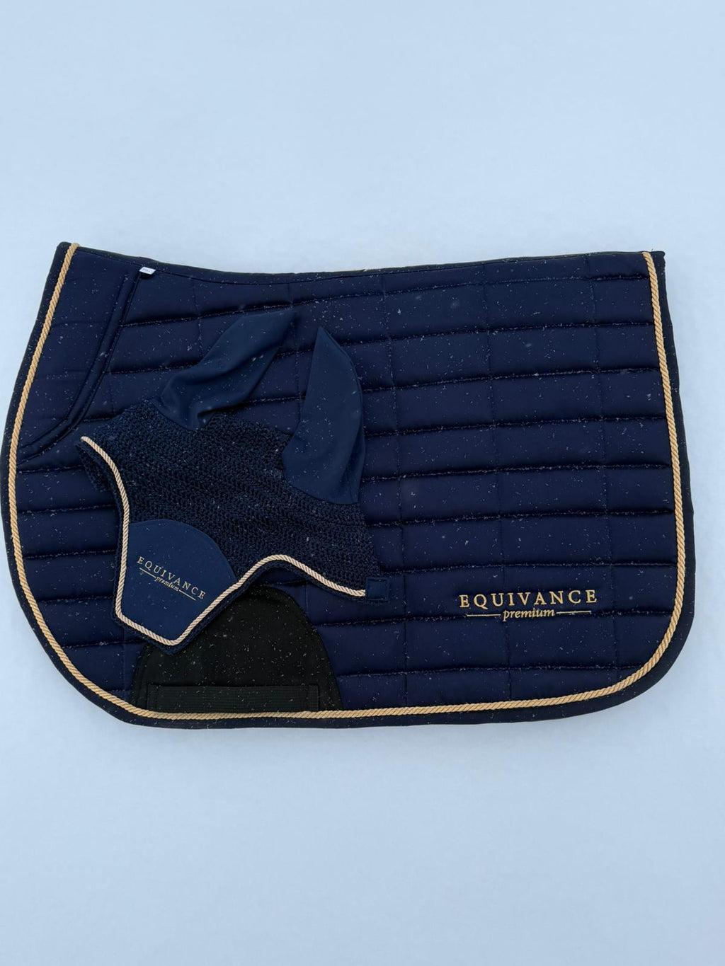 Saddle pad and ear bonnet set